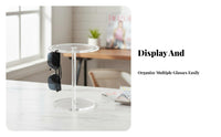 Rotating Glasses Display Stand High Clearness Rotating Sunglasses Stand Innovative Design Acrylic Sunglasses Holder for Retailers, Boutique, Dresser