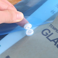 A4 Transparent Plastic Document Folder with Card Holder, Waterproof PP File Organizer for Office and School
