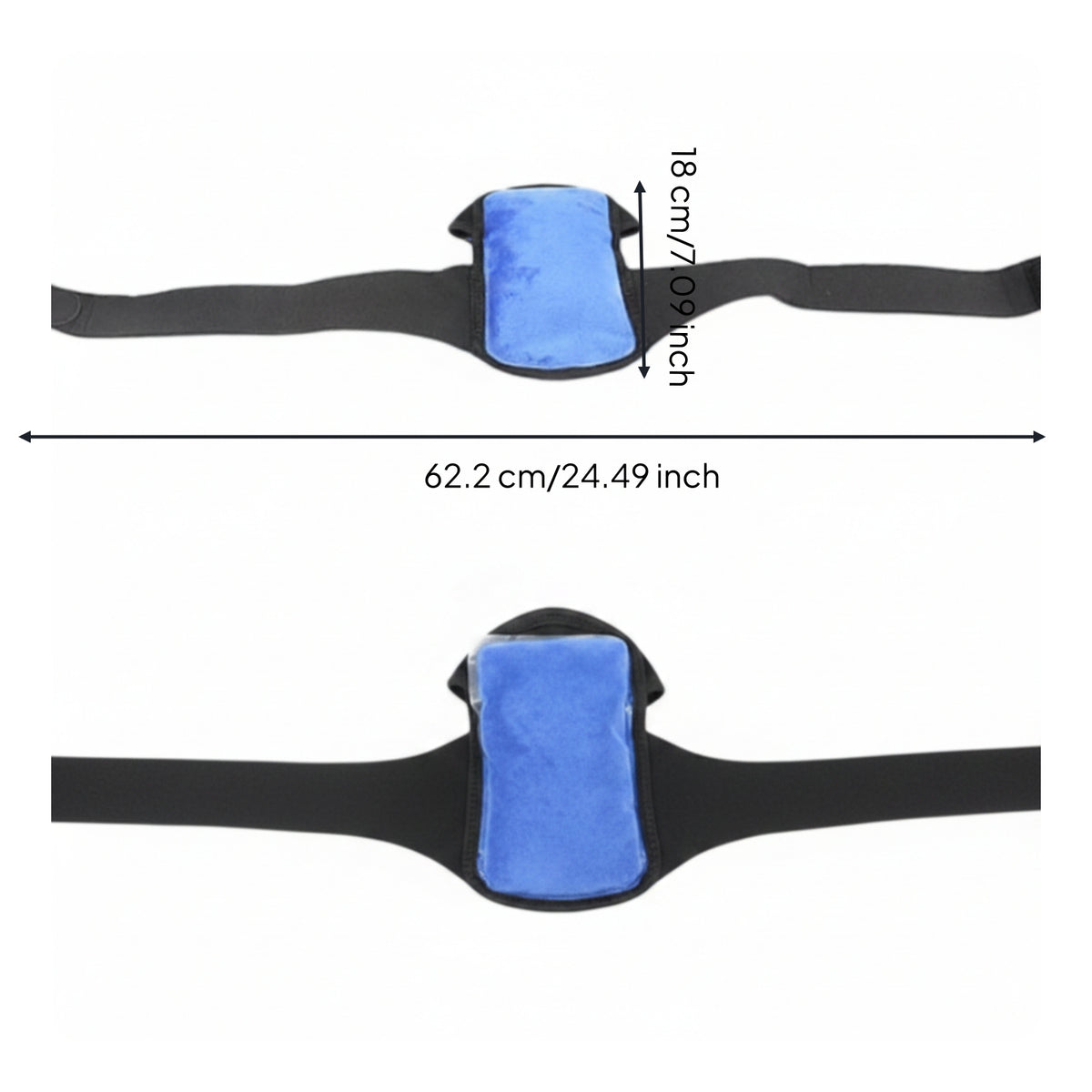 Heel Cover with Gel Silicone-Lined Cushioned Footwear Comfortable for Recovery
