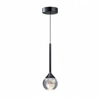 Crystal Pendant Light Minimalist Crystal Pendant Light Decorative Overhead Fixture for Bedside, Highlight Wall, Dining Area