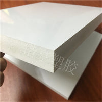 PVC Foam Board for Cabinetry, Engraving, and Printing - White Rigid Plastic Sheet