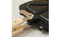 Easy to Clean Non-Stick Sandwich Press Even Heat Distribution Nonstick Toast Mold Aluminum Panini Press for Home Kitchen