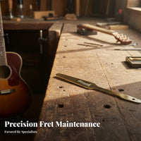 Precision Filing Guitar Fret Crowning File Protects Fretboard Guitar Fret File Long-Lasting Carbon Steel for Guitarists, Repair Shop