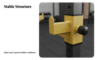 Stable and Secure Adjustable Squat Rack Multi-Functional Bench Press Stand Multi-Functional Bench Press Rack for Weightlifters, Bodybuilders, Home Gym