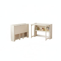 Space-Saving Foldable Desk Installationcomplimentary Foldable cross-frame Desk Easy Assembly Computer Table Minimalist and design for telecommuting Workers, Apartment Dwellers, Bedroom, Small areas, Dorm Room, Home Office