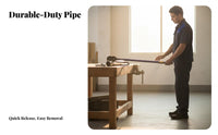 Anti-Slip Gripping Surfaces Adjustable Chain Pipe Wrench High Rotational Force Chain Pipe Wrench Heat-Treated Steel Ergonomic Handle for Industrial Workers, DIY Enthusiasts, Plumbing, Workshops, Factories, Home Repair