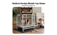 Optional Toilet Area personalizedizable Pet Fence Spacious Interior personalizedizable Wire Kennel Multi-Functional Dog Crate Easy to Clean for Cat Owners, Isolation, Indoors, Living Room, outsidedoors