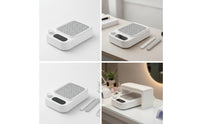 Nail Dust Collector Portable Manicure Vacuum Cleaner Nail Dust Extractor Compact Tabletop for Manicurists, Home Salons