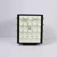 Rotating Jewelry Display Stand with 4 Sides for Earrings and Necklaces