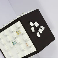 Rotating Jewelry Display Stand with 4 Sides for Earrings and Necklaces