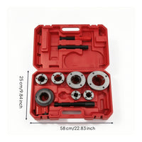 Ratchet piping Threader Kit Compact piping Threading Machine with Case Heavy Duty Tool for Plumbers, Pipefitters