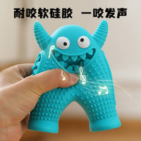 Mythical Creature Dog Toy Bite-Resistant Squeaky Mythical Creature Dog Toy for Aggressive Chewers, Small Dogs, Crate Training