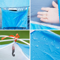 Automatic Pop-Up 2-Person Beach Tent for Camping and Sun Protection