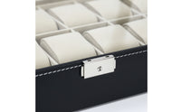 Glass Lid Watch Display Box Sturdy Watch Storage Box Clear Storage Holder Transparent for Countertop