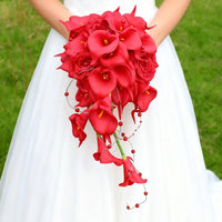 Waterdrop Wedding Floral Arrangement Elegant Raindrop Floral Arrangement Long