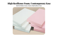 Anti-Collapse Beauty Bed Pillow High-Rebound Foam Face Hole Pillow Skin-Friendly Material for Spa Therapists, Home Users, Rehab Center