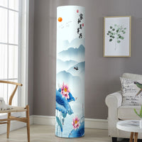 Cylindrical Vertical Air Conditioner Dust Cover Fabric Windproof Sleeve