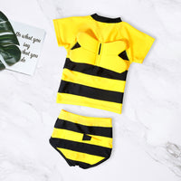 Swim Outfit with Cap Comfortable Swim Set Quick-Drying for Beach, Toddlers