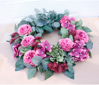 European Rose Wreath MG092 Door Hanging Decoration 45cm