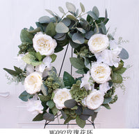 European Rose Wreath MG092 Door Hanging Decoration 45cm