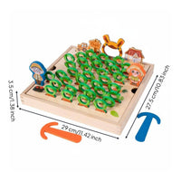 Carrot Harvesting Game Educational Farm Memory Challenge Game Improves Word Recognition Learning Toy for Preschoolers, Children 3++