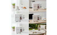Cold Brew Coffee Maker Easy to Clean Cold Brew Coffee Maker with Strainer Clear Glass Pitcher with Lid for Apartment