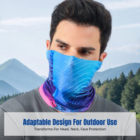 Cooling Ice Silk Cycling Headscarf, Outdoor Sports Headband, Summer Quick-Dry Sun Protection Neck Face Covering