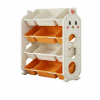 Multifunctional Storage bunnyThemed Toy Bin Organizer Large Capacity Multi-Compartment storage unit Rounded Corners children's Furniture Easy to Clean for Toddlers, Parents, Playroom, Nursery, Daycare Center, study corner