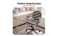 Height Adjustable Armless Lowrear Caster Chair Little Monster Design Office Furniture With Rolling Casters Home Seating Aesthetic for Students, Teens, Adults, Study Room, Bedroom, Small Spaces