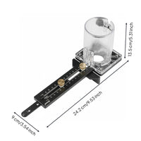 Router Circle Cutting Jig CNC Aluminum Alloy Router Circle Guide Precision Scale Carpentry Tool for Guitar Builders, Woodworkers