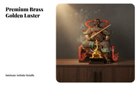 Brass God Statue Golden Color for Tabletop