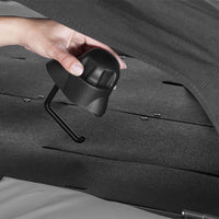 4 Pieces Cargo Box Mounting Grip with Metal Hook Secure Hardware Rust-Resistant