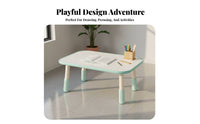 Ergonomic Design Height-Adjustable Desk and Chair Combo Spacious Desktop Adjustable Writing Desk with restchair Rounded Corners kids' Furniture sturdy Construction for Preschoolers, Toddlers, Students, Playroom, Homeschooling, Home Schooling