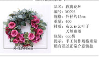 European Rose Wreath MG092 Door Hanging Decoration 45cm