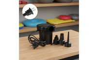 Electric Inflator Device 3 Nozzles Included Inflator Deflator Pump Inflation Tool for Waterside, Camping