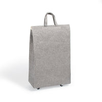 Paisilon Thickened Cotton Linen Travel Luggage Bag with Wheels - Large Capacity Foldable Duffle for Business Trips