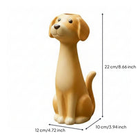 Hand Painted Quirky Dog Vase Handmade Dog Flower Vase 3D Sculpted Table Ornament Whimsical