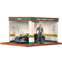 Simulation Parking Scene Garage 1/24 1/32 Car Model Display Storage Toy Car Diorama
