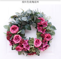 European Rose Wreath MG092 Door Hanging Decoration 45cm