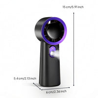 Mini Misting Fan Compact Handheld Misting Fan 3-Speed for Desk, Travelers