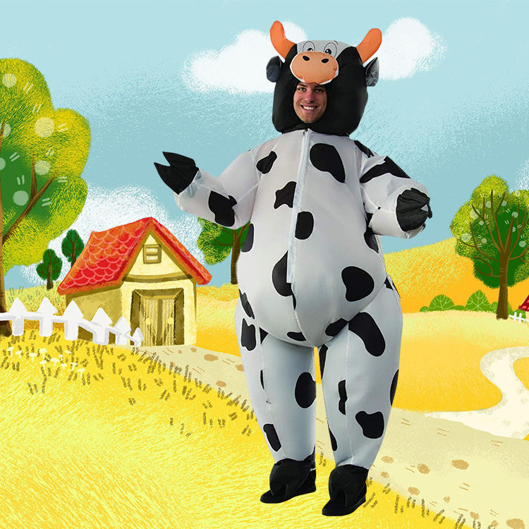 Inflatable Cow Costume for Halloween & Christmas