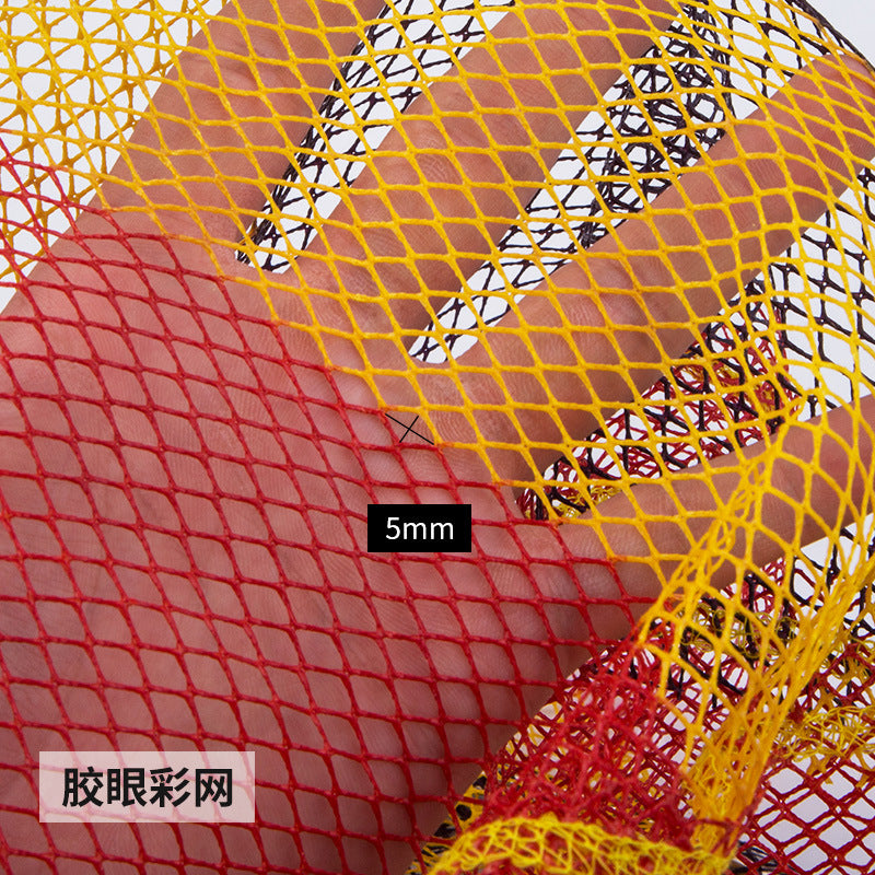 Solid Stainless Steel Fishing Landing Net Head with Foldable Rubber-Coated Mesh