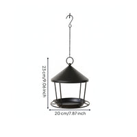 Hanging Bird Feeder Long-Lasting Bird Feeder with Bowl Sturdy for Garden, Patio