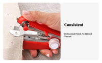 Handheld Stitching Device Easy to Use Mini Manual Stitcher Single-Hand Portable Sewing Device for Students, Beginners, Home, Dorm Room, Travel