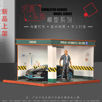 Simulation Parking Scene Garage 1/24 1/32 Car Model Display Storage Toy Car Diorama