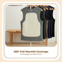 Men's Warm Fleece Vest, V-Neck, Winter