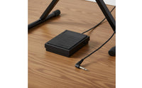 Polarity Switch Sustain Pedal Non-Slip Design MIDI Keyboard Pedal Long-Lasting Metal Construction Universal Keyboard Footswitch