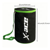Waterproof Tennis Ball Bag High Capacity Ball Storage Bag with Shoulder Strap Zippered Equipment Portable for Players, Coaches