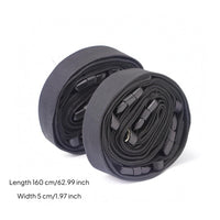 2 Pieces Looped Ends Wall Storage Strap Black Strapping Strap Organizer Flat Band