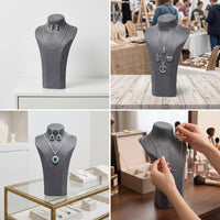 Mannequin Bust Necklace Display Stand for Jewelry Store Window